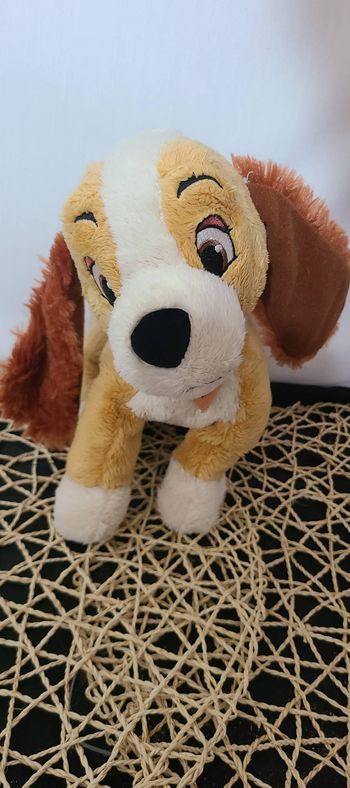 Peluche belle et le clochard Disney