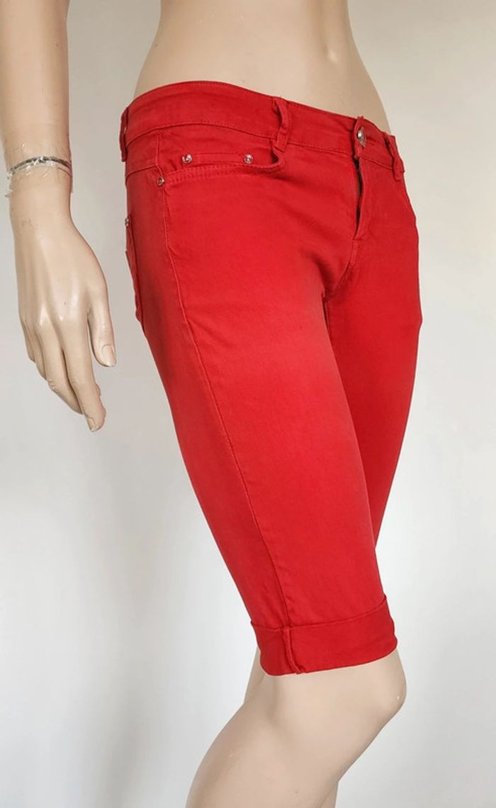 Bermuda rouge Miss Y T.36 - photo numéro 2