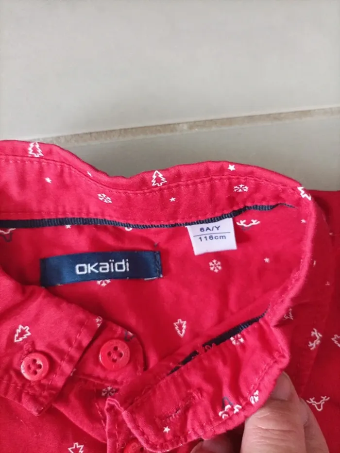 Chemise Noël 6 ans - photo numéro 3