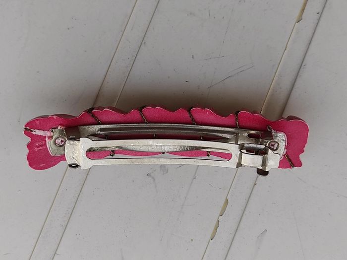 Barrette fuchsia - photo numéro 2