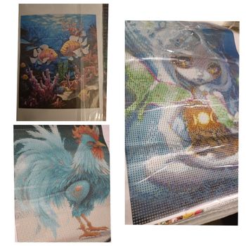 Lot 3 diamond painting