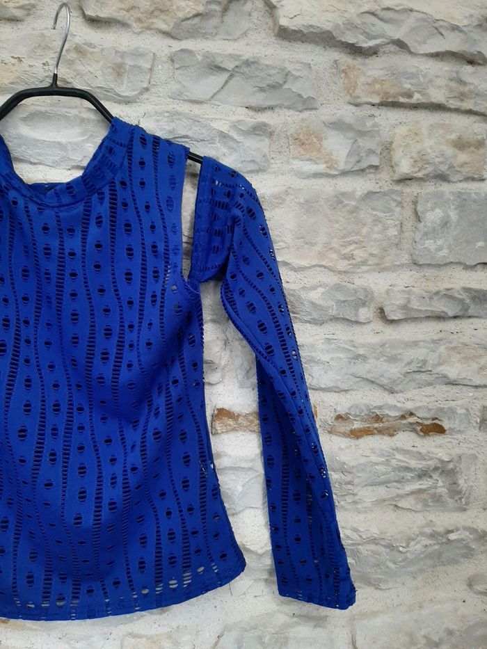 Top ML bleu "Shein" taille S (36) en très bon etat - photo numéro 2