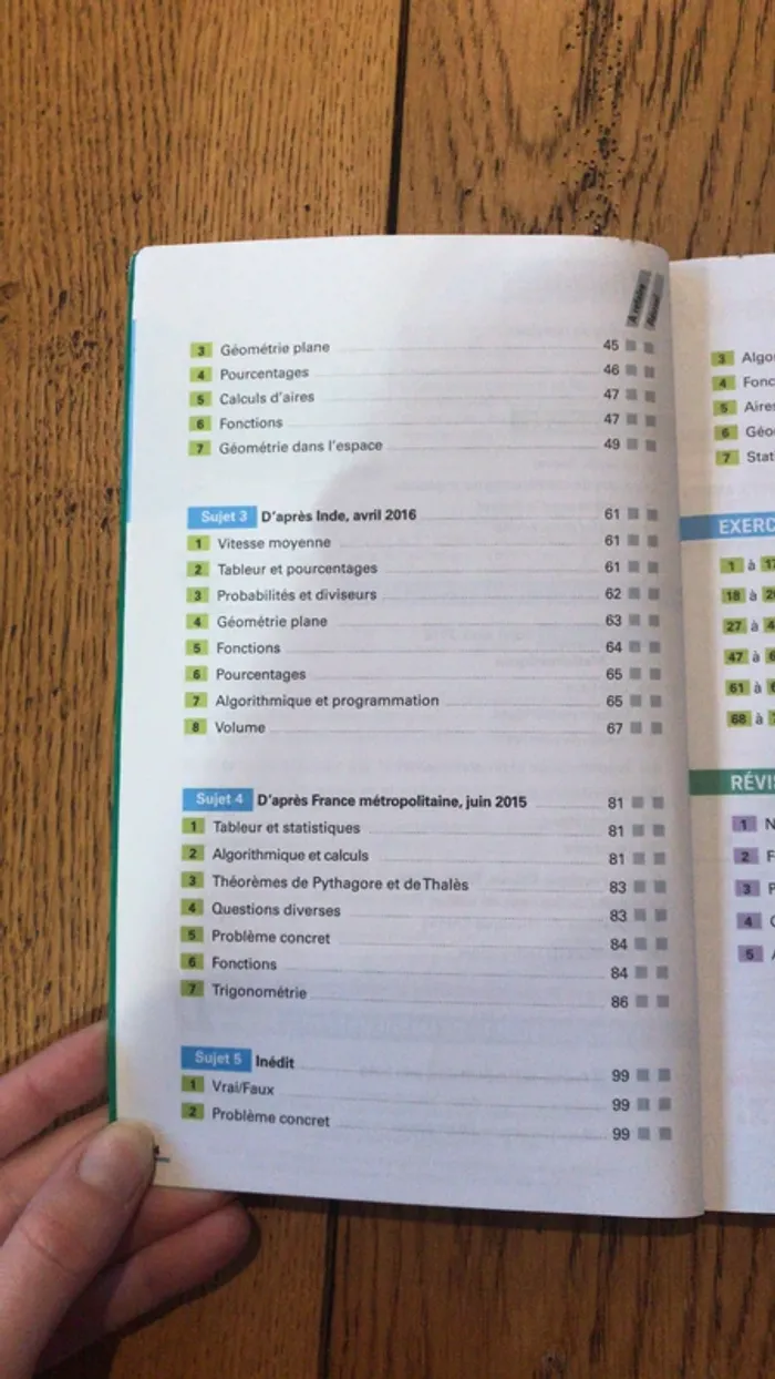 annales de maths 3ème - photo numéro 4