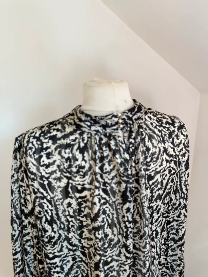superbe blouse fluide H&M 44 🌸 XXL - photo numéro 6