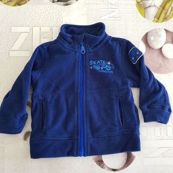 Gilet zippé garçon 12 mois