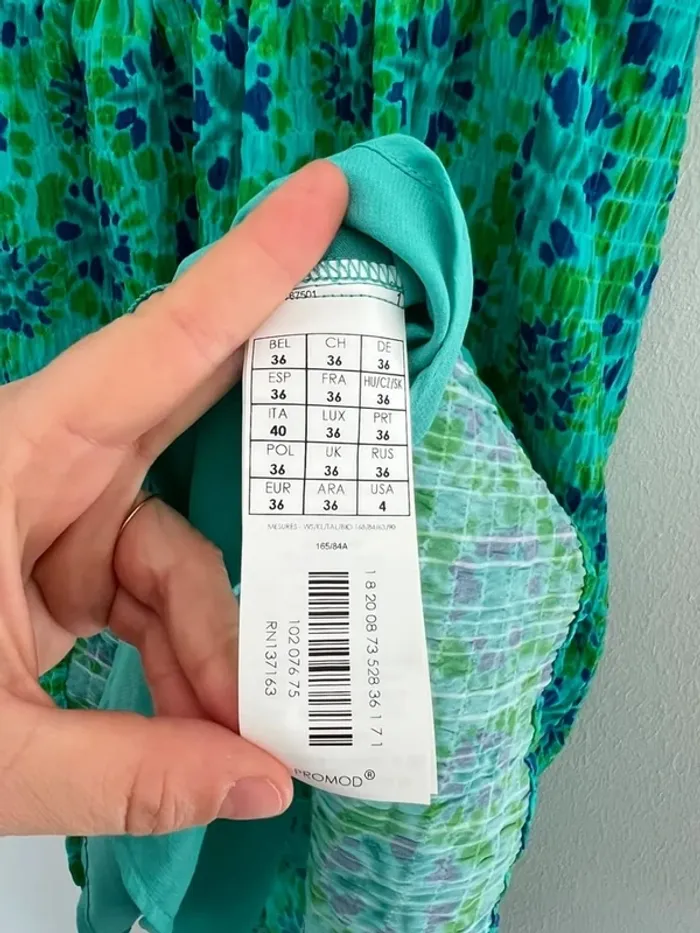 Robe verte Promod - photo numéro 7
