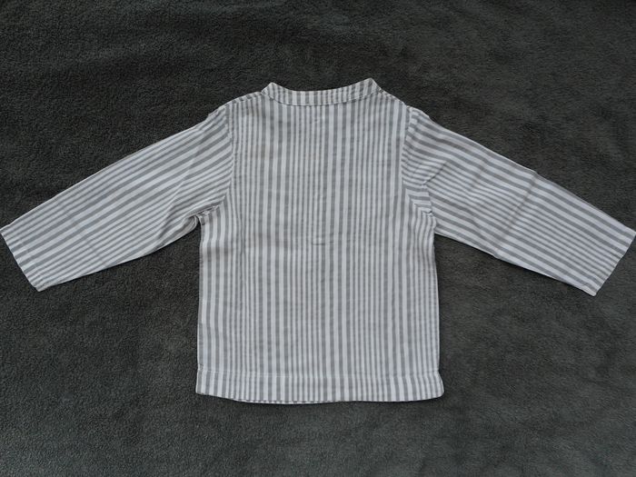 Chemise manches longues à rayure - JACADI - 24 mois - photo numéro 5