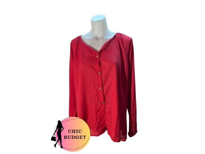Chemise Rouge - Taille 5XL - Parfait État.