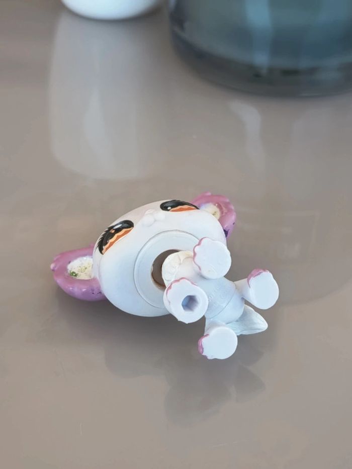 Littlest Pet Shop #1138 grey purple chihuahua dog - photo numéro 3