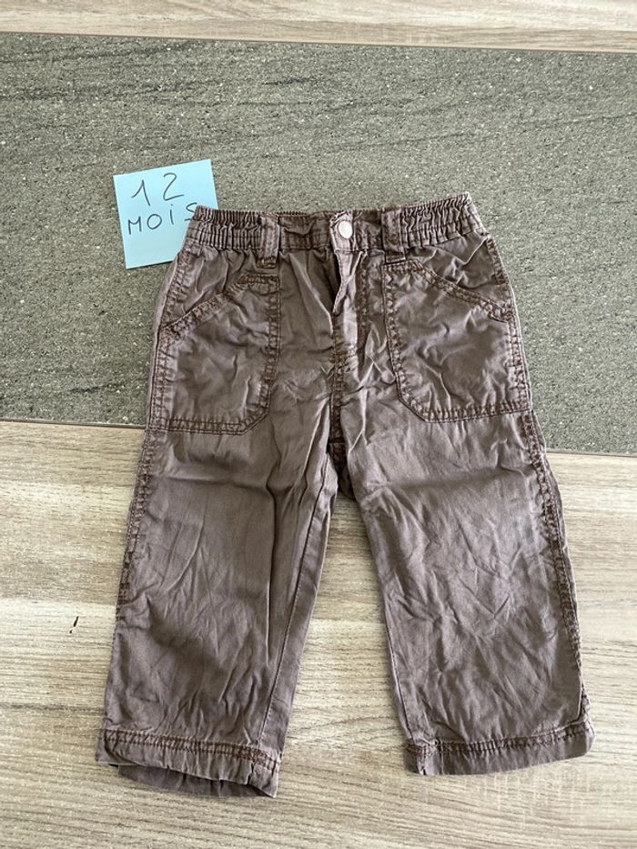 Pantalon marron DPAM 12 mois