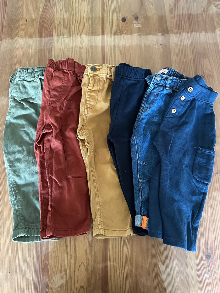 Lot pantalon garçon 18  mois