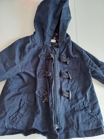 Manteau lulu castagnette fille 12 mois