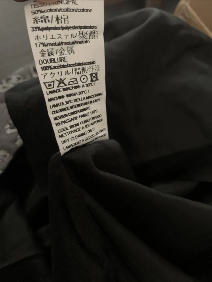 Ensemble Jupe + Veste Tailleur Gris Jupe T36 Veste T38 Sinequanone - photo numéro 10