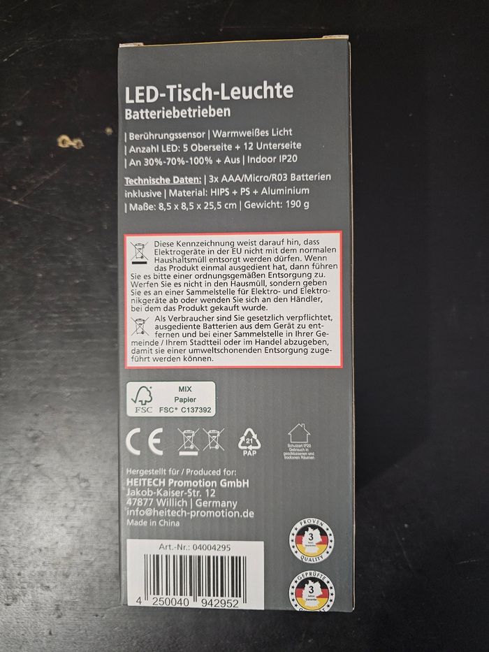 Petite Lampe de Table à LED sans fil - Neuve - photo numéro 3
