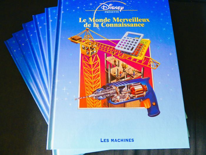 livre enfant les machines collection monde merveilleux connaissance TBE