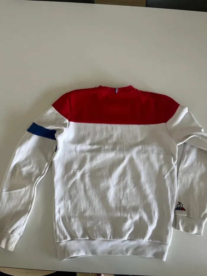 Sweat shirt le coq sportif XS - photo numéro 3