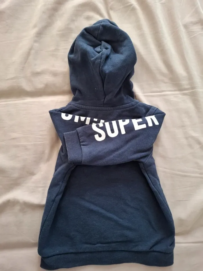 Lot de 2 vestes zippées garçons 12 mois - photo numéro 4