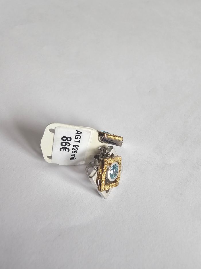Boucles d'oreilles neuves en AGT 925 mil - photo numéro 3