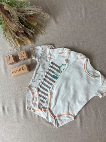 Lot de 3 bodys 6 mois - Garçon