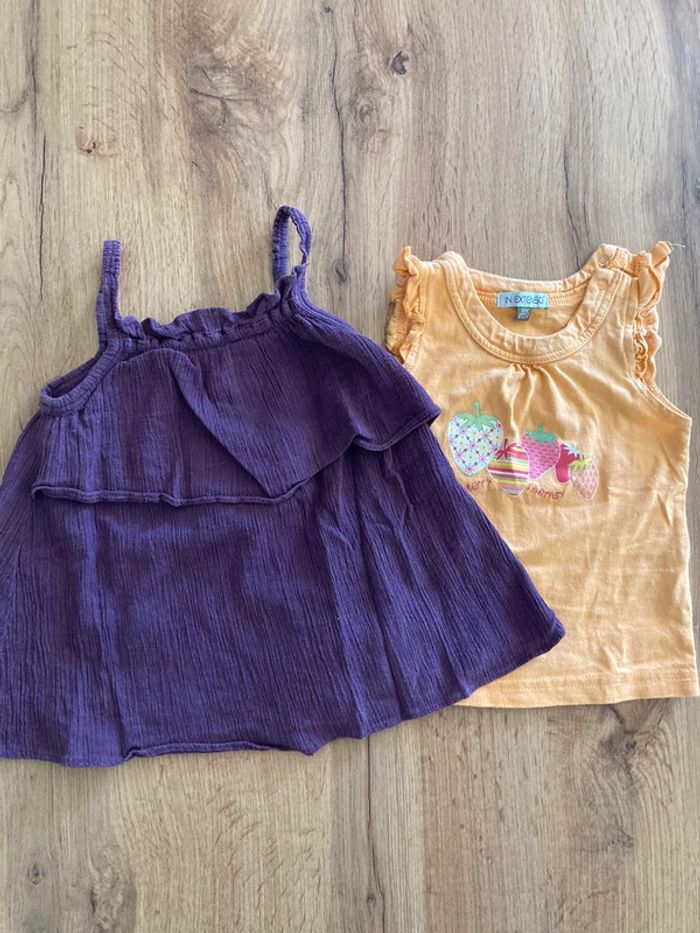 2 hauts in extenso 18 mois