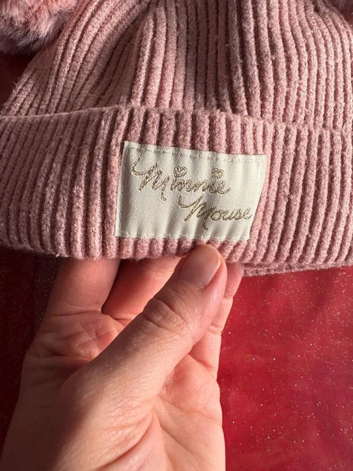 Lot bonnet Minnie + cache cou rose - photo numéro 3