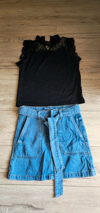 Jupes jeans et haut