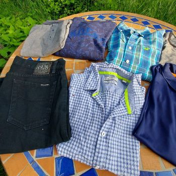 Lot de 5 vêtements homme taille 38 ou ado taille M