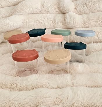 Lot de 9 pots en verres Babymoov