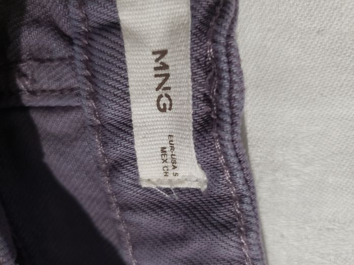 Short en jeans mauve Mango - photo numéro 2