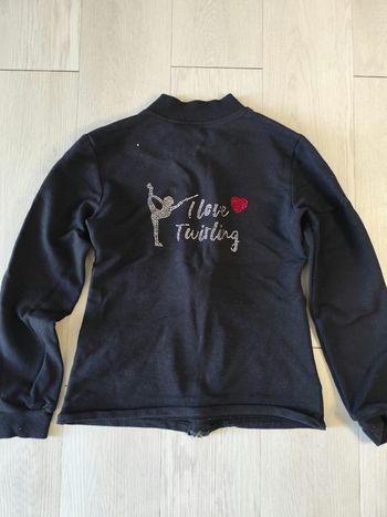 Gilet floque twirling 
