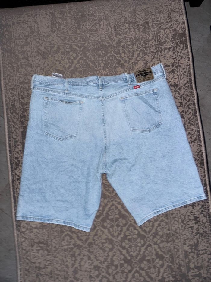 Short en jean Wrangler homme - Taille US 40 - Bleu clair - Style vintage - photo numéro 7