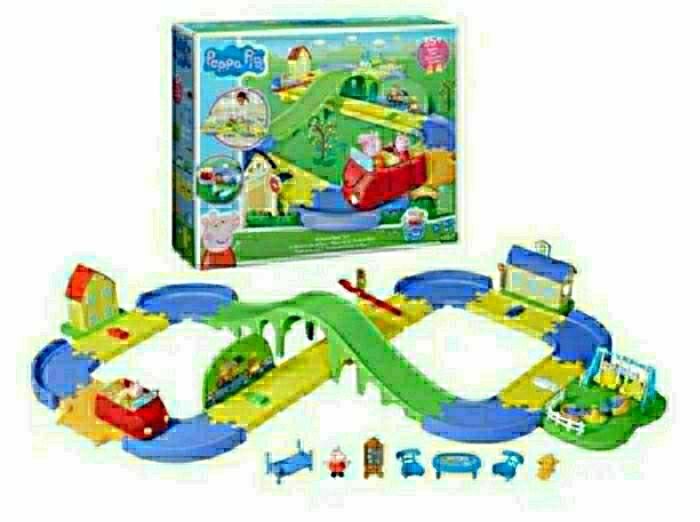 PEPPA PIG LE CIRCUIT DE PEPPA AVEC ROUTE MODULABLE HASBRO NEUF - photo numéro 9