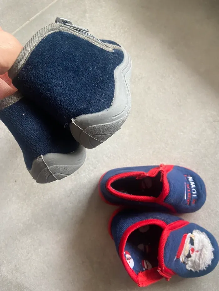 Lot 2 chaussons bébé Tissaia - photo numéro 7