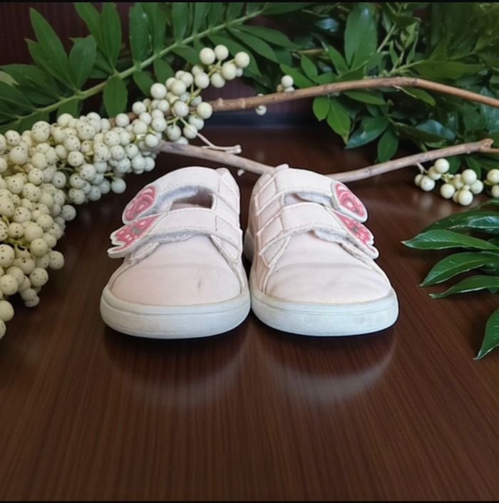 Baskets Puma fille T26– Rose à scratch