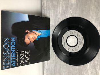 Vinyle 45 tours-Daniel Lavoie-Tension attention