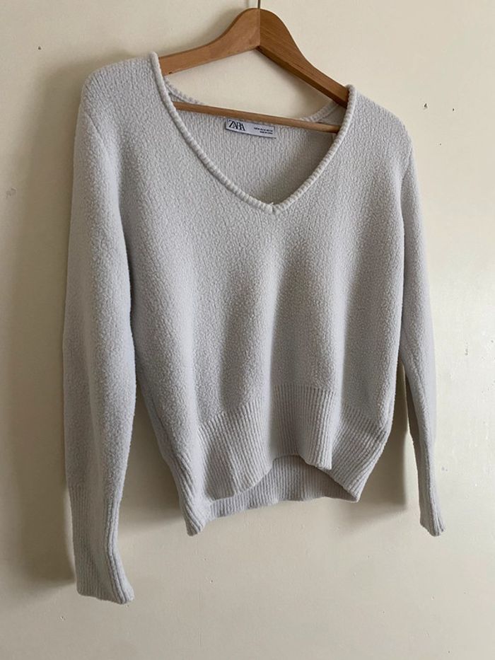 Pull blanc Zara - photo numéro 3