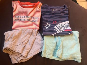 2 pyjamas été 6 ans garçon