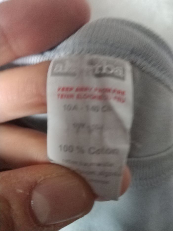 Sous t shirt garçon 10 ans bleu ciel - photo numéro 3