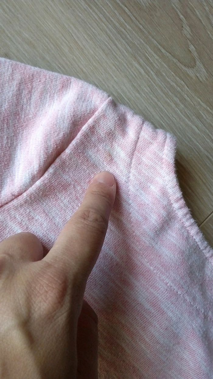 Gilet rose volanté. 18 mois. - photo numéro 6