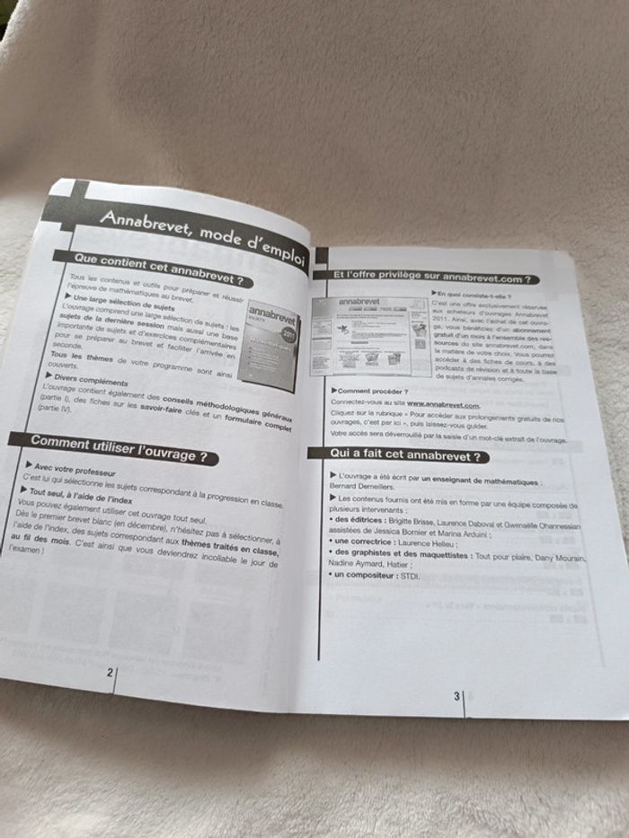 Livre Annabrevet Mathématiques 3eme _ Hatier - photo numéro 4