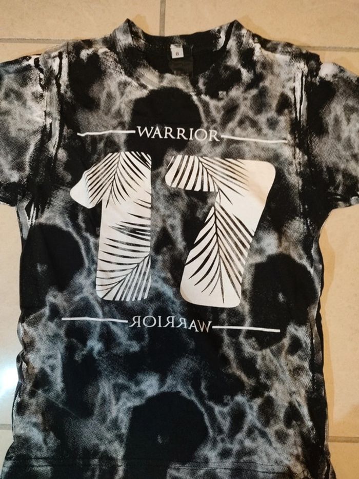 T-shirt chiné rallonger - photo numéro 3