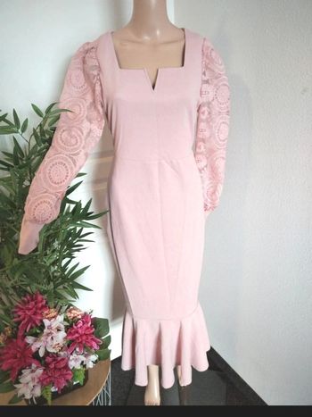 Belle robe de soirée rose Shein taille M neuve