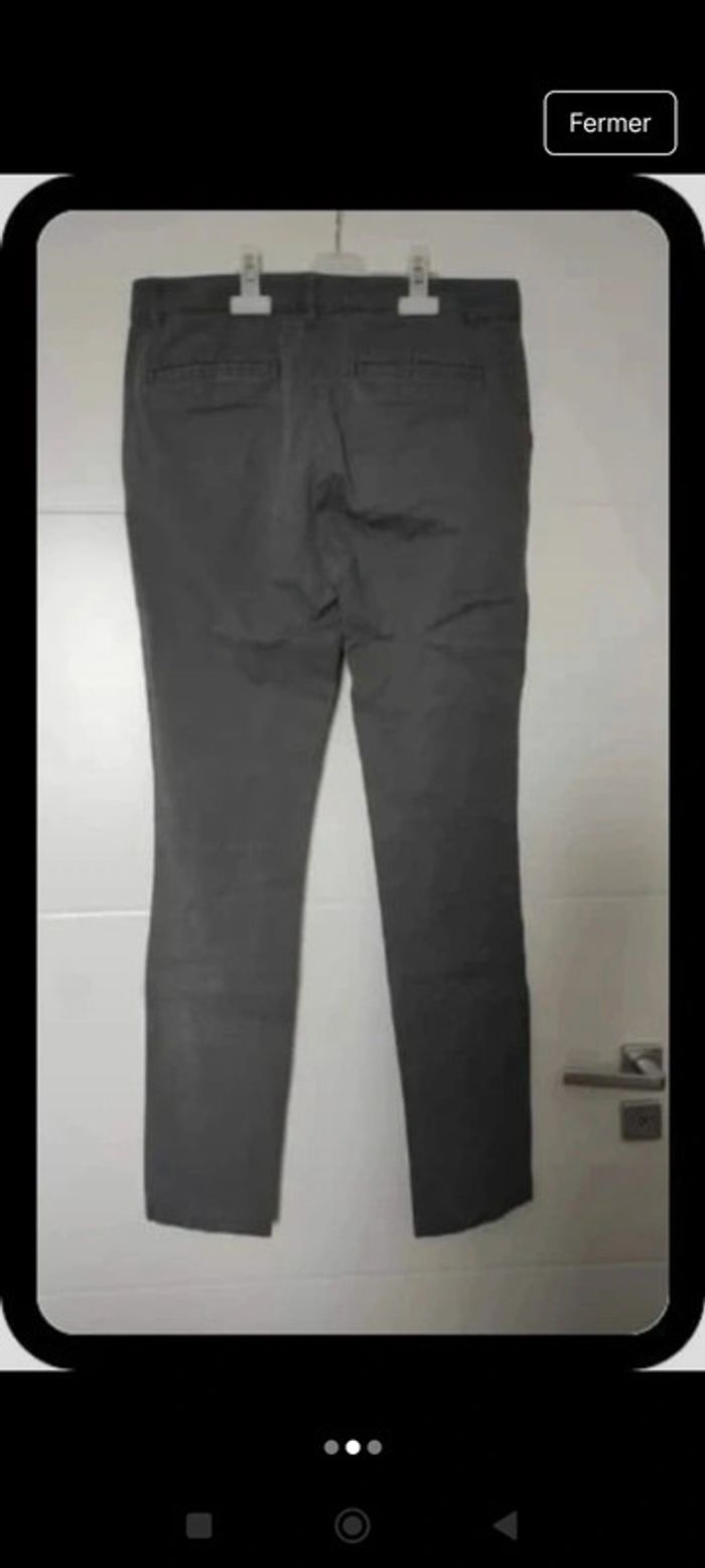 Pantalon homme gris asos - photo numéro 2