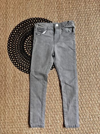 Jean gris paillette