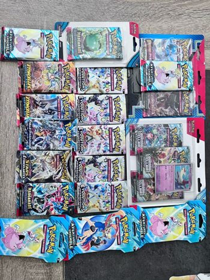 Lot Pokémon booster