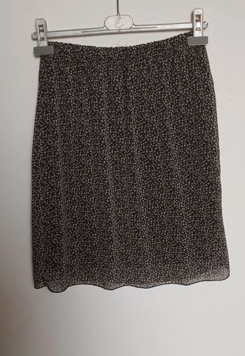 Jupe fleurie en voile