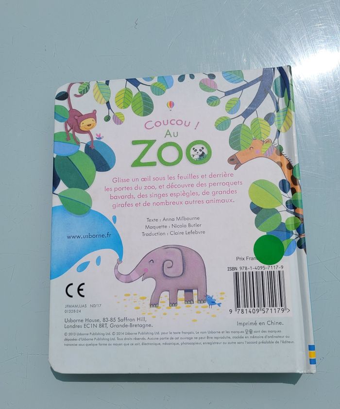 Usborne, livre collection coucou 🐅 Coucou ! Au zoo 🦁 - photo numéro 10