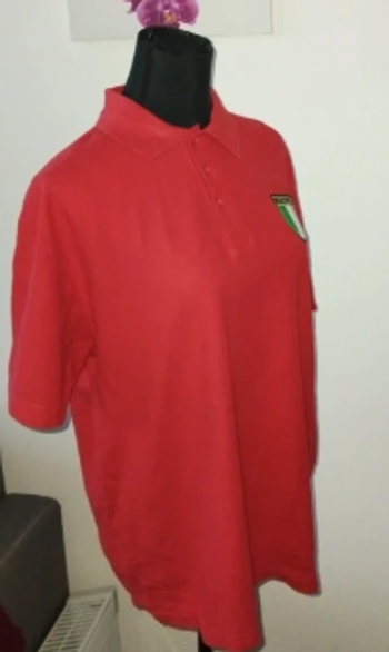 polo rétro Italie rouge vintage 