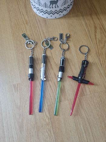 Lot de 4 porte clé Sabre StarWars