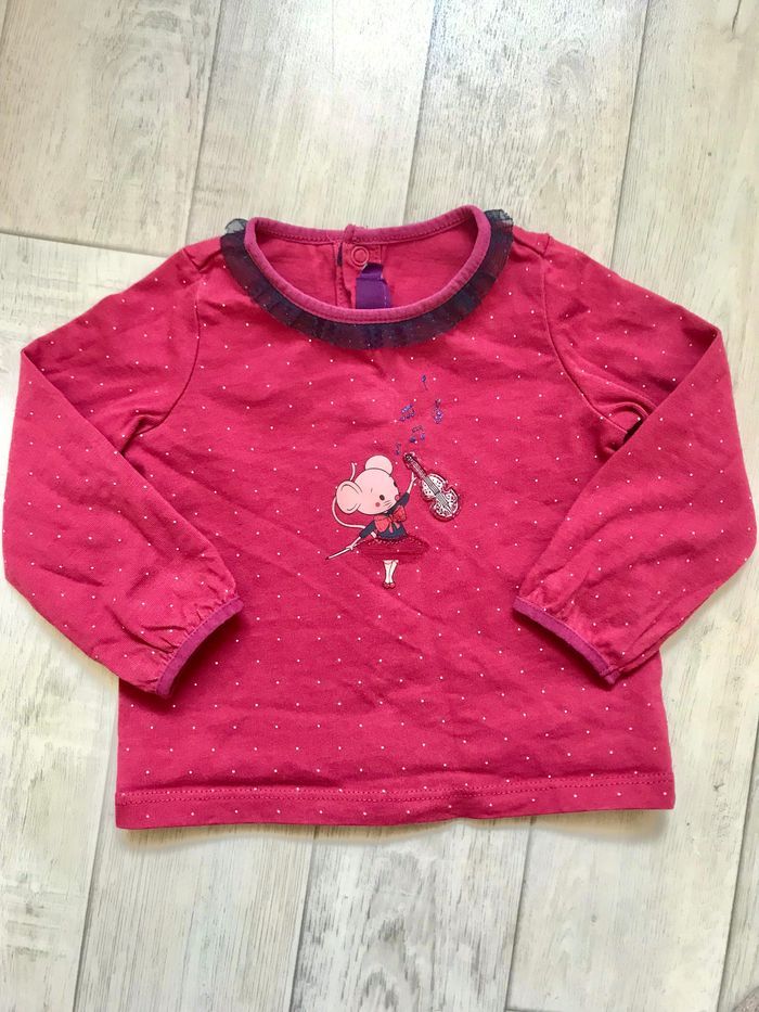 Haut souris violoniste 9mois (Sergent Major)